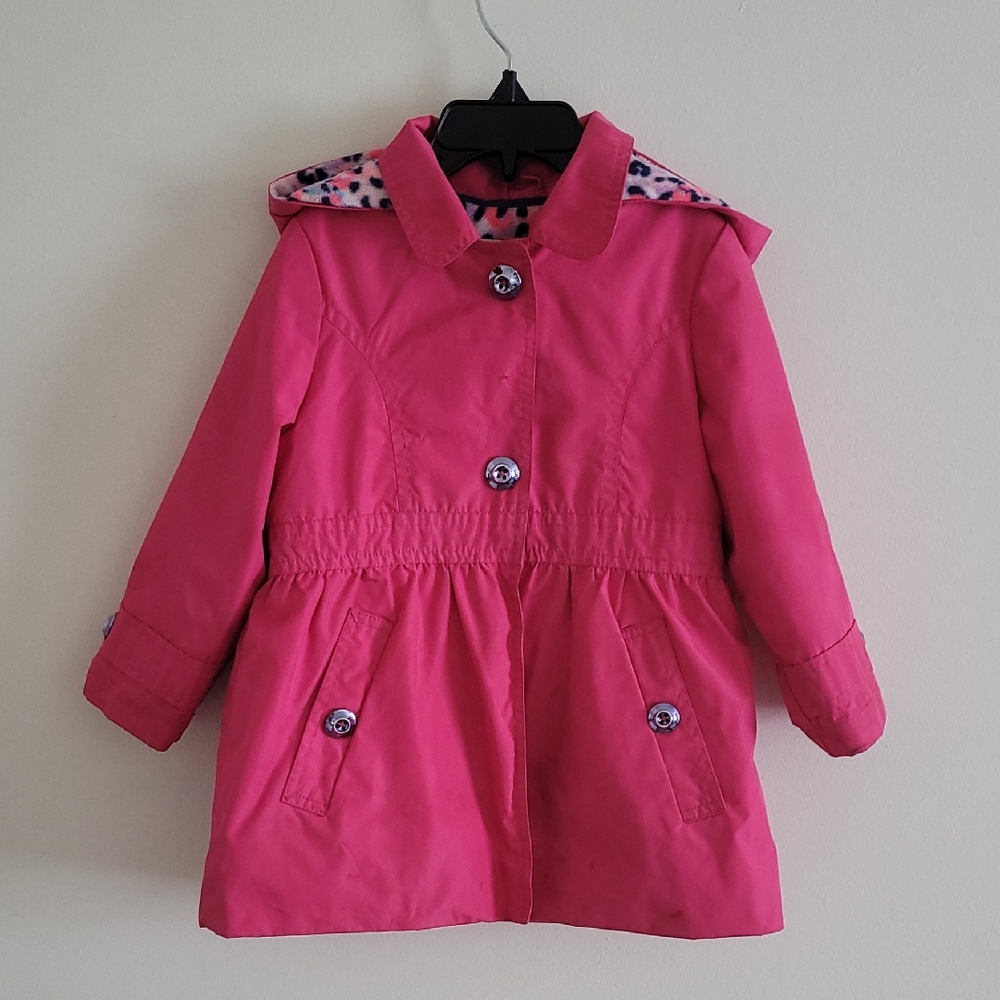 OshKosh B'gosh Pink Raincoat with Hood